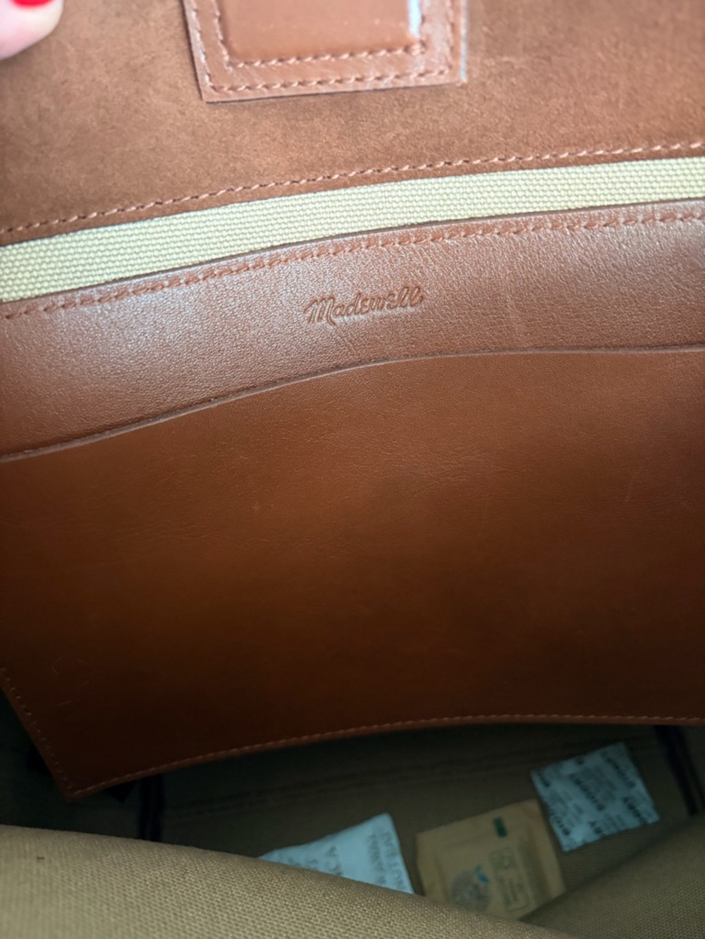Madewell Suede Bucket Bag with Gold-Stud Shoulder Strap - Picture 8 of 8